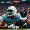 Dolphins’ Grant DuBose Taken to Hospital After Hard Hit to Head